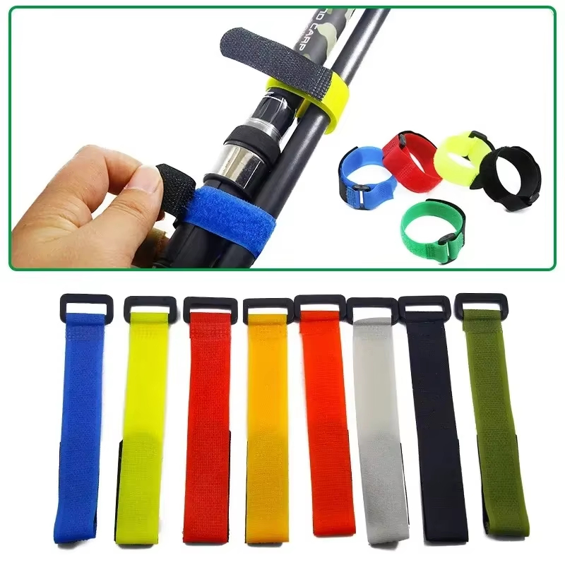 Fishing Rod Repair Kit - 10 szt. wielokrotnego użytku opasek mocujących