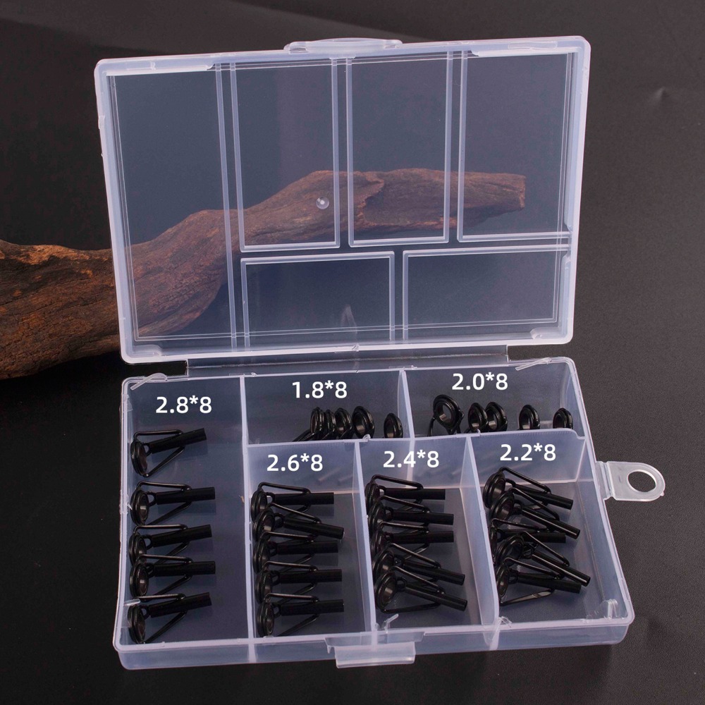 Fishing Rod Guide Replacement - 30-częściowy zestaw do naprawy końcówek wędzisk