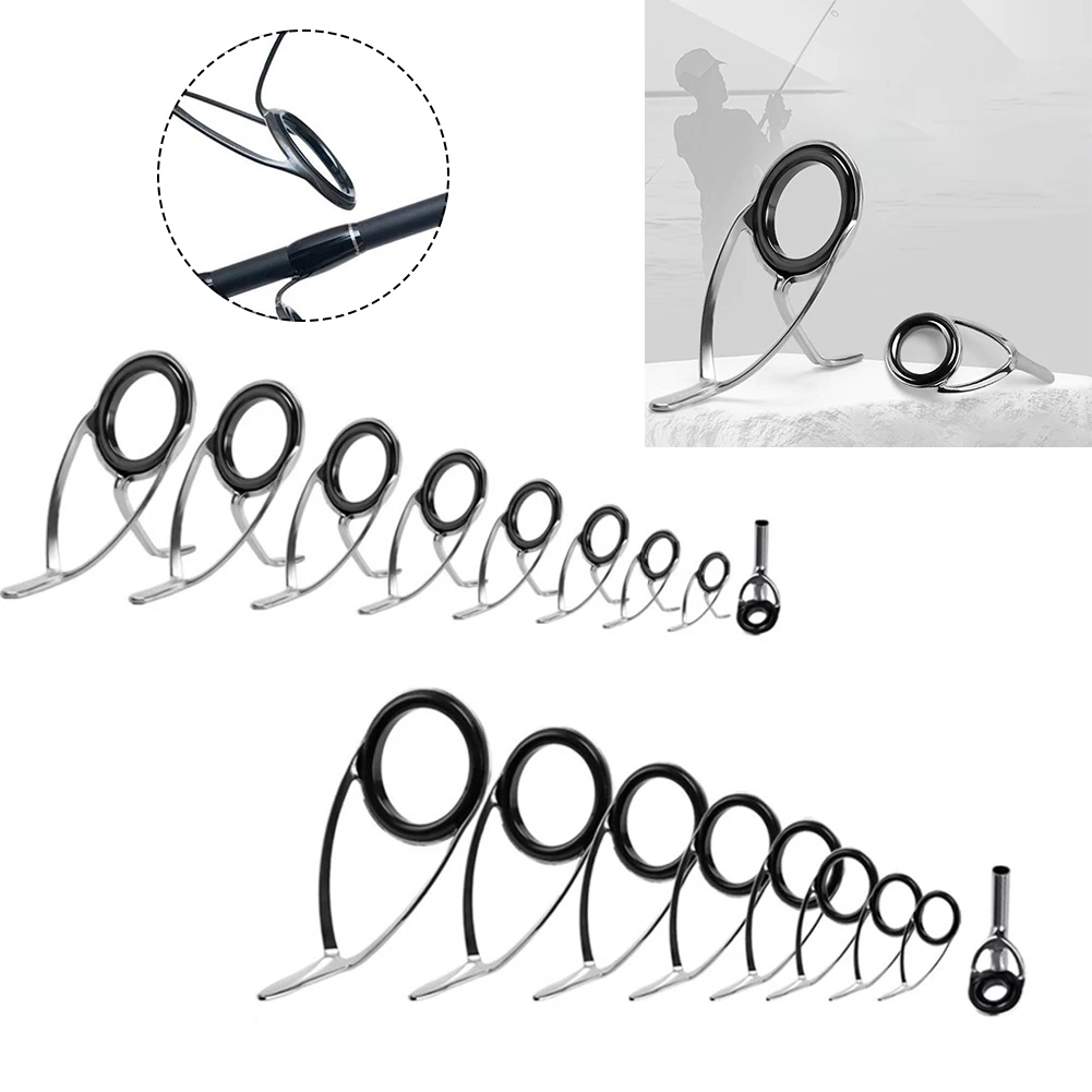 Fishing Rod Repair Kit - 9-częściowy zestaw do naprawy końcówek wędki