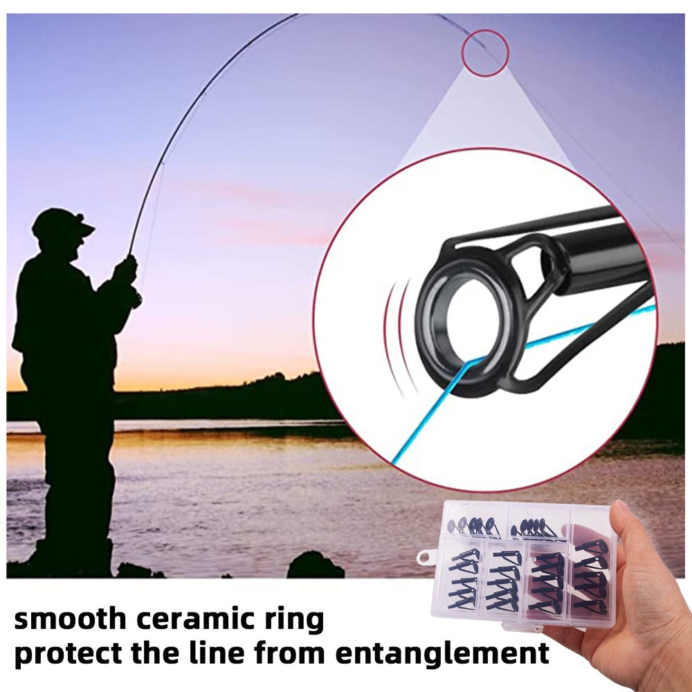 30-częściowy zestaw do naprawy – Fishing Rod Guide Replacement recenzja i cena