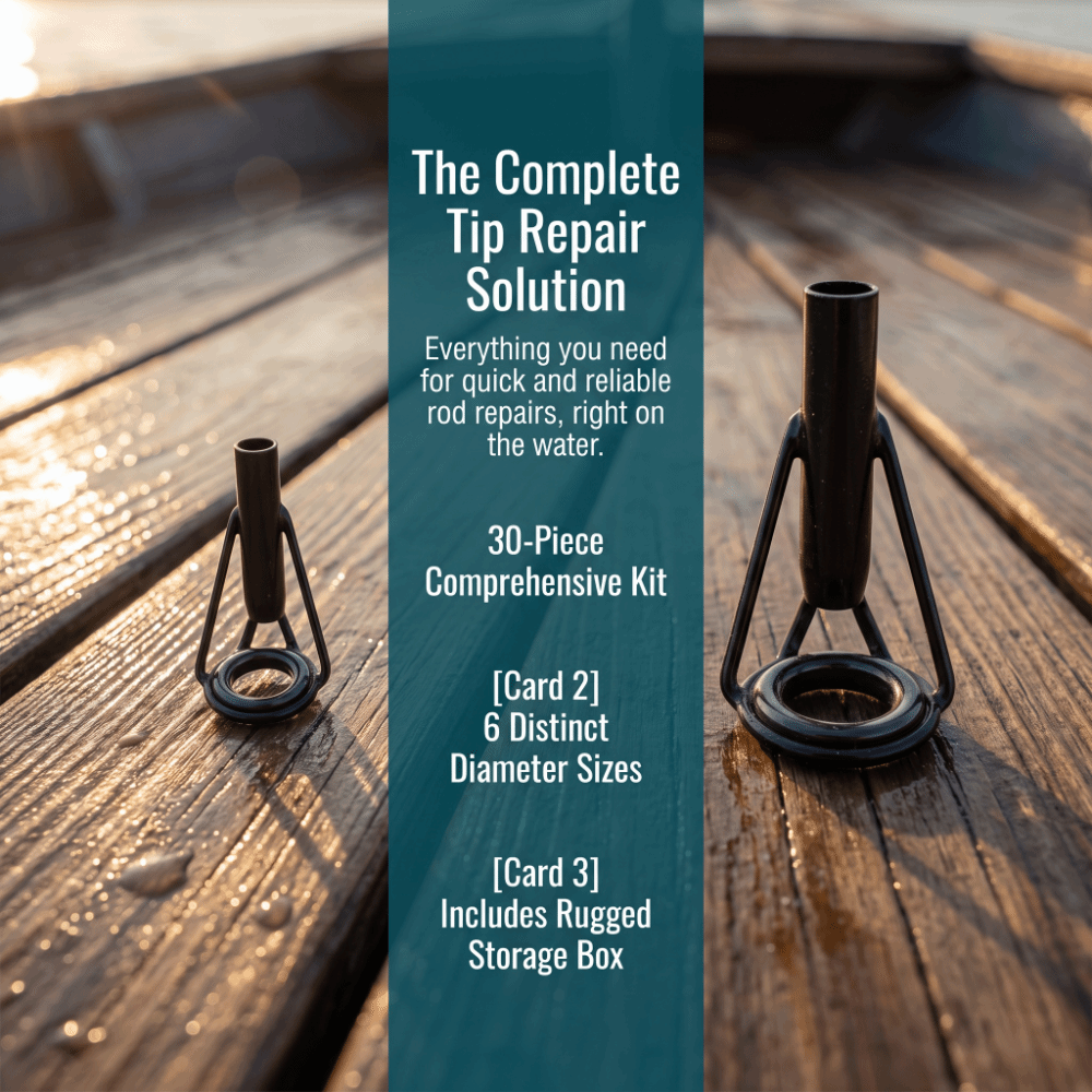 30-częściowy zestaw do naprawy – Fishing Rod Guide Replacement recenzja i cena