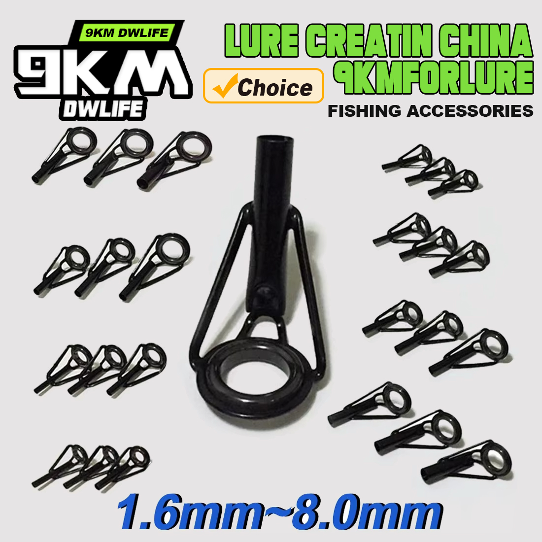 5Pcs Zestaw naprawczy prowadni – Fishing Rod Guide Replacement recenzja i cena